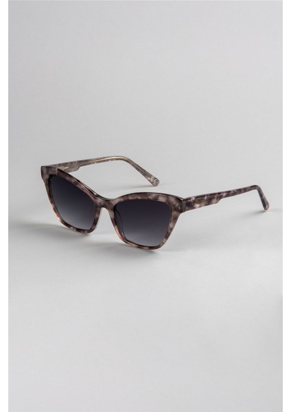 Gri Camlı Cat Eye Güneş Gözlüğü