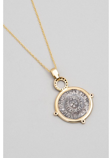 Meryem Ana Tasfirli 18 Ayar Sarı Altın Kaplama 43 cm Gümüş Cross Kolye modelleri