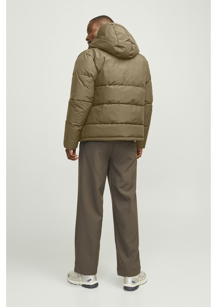 Jjworld Puffer Jacket Bej Erkek Mont fiyatları