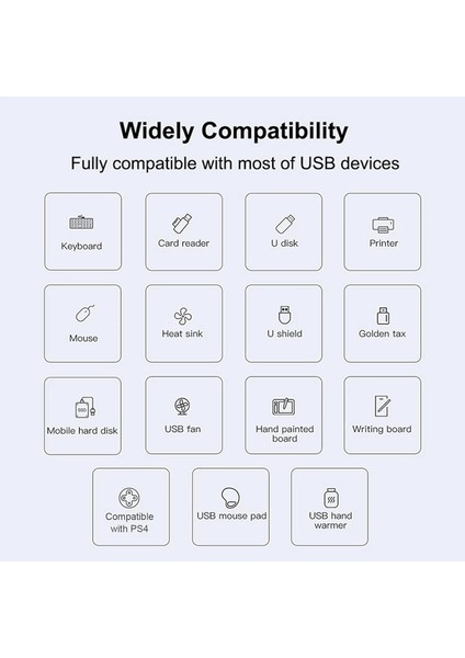 Type-C To USB 3.0 Çevirici 4 Port Otg Özellikli Telefon Tablet Bilgisayar Tüm Cihazlarla Uyumlu