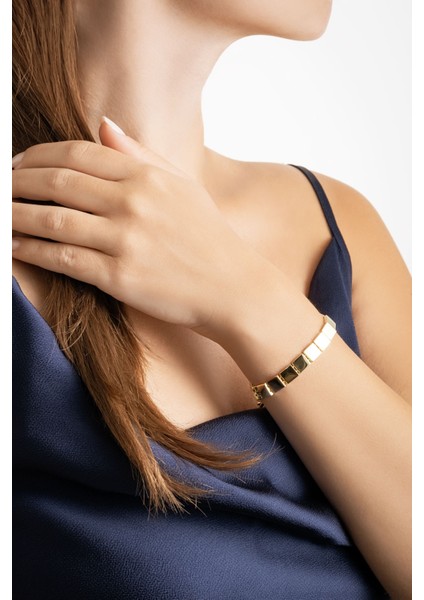 Antik Hazine 18 Ayar Sarı Altın Kaplama 20 cm Gümüş Tasarım Bileklik modelleri