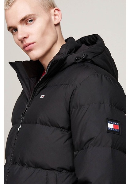 Tommy Hilfiger Tjm Essentıal Down Jacket Siyah Erkek Mont