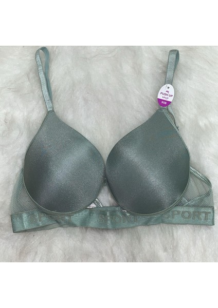 ER5035 Dolgulu Tek Sütyen Mint Yeşil