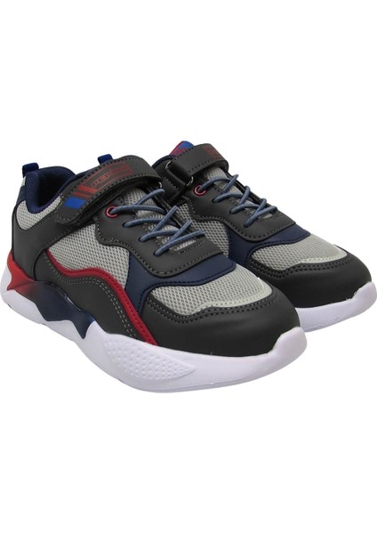 P-1424 Buz/gri Çocuk Cırtlı Sneakers Spor Ayakkabı fiyatları