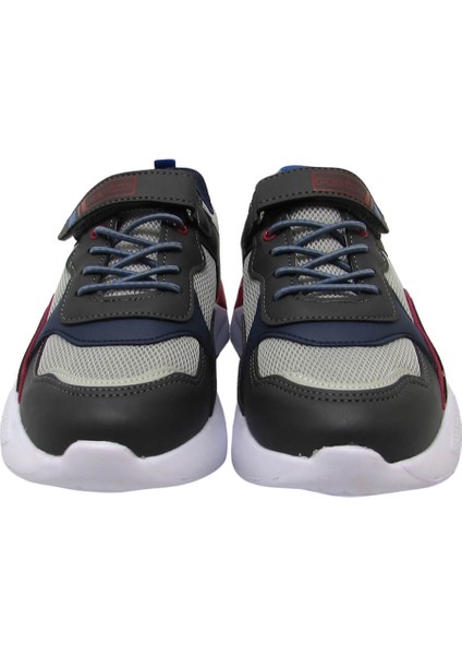 P-1424 Buz/gri Çocuk Cırtlı Sneakers Spor Ayakkabı indirimleri