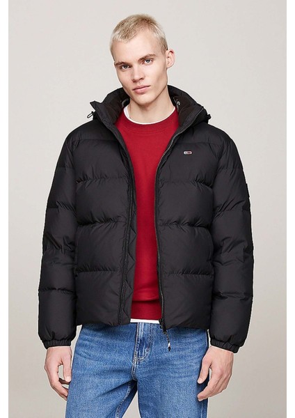 Tjm Essentıal Down Jacket Siyah Erkek Mont