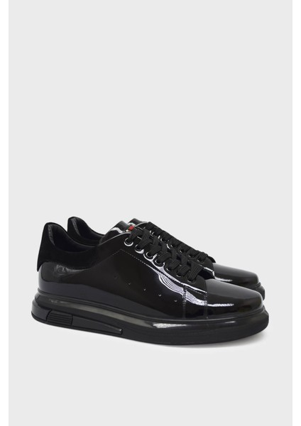 FSC-9938 Siyah Rugan Erkek Bağlı Casual Ayakkabı