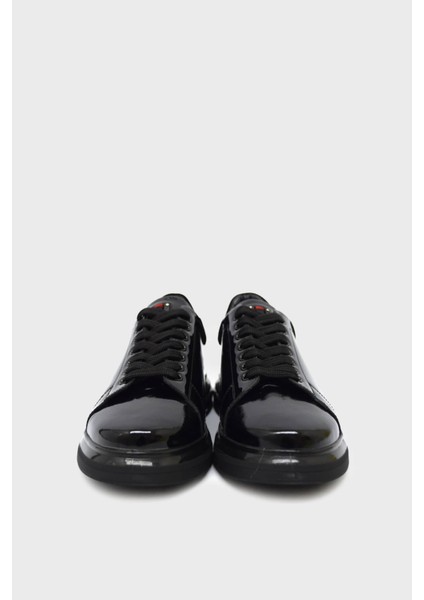 FSC-9938 Siyah Rugan Erkek Bağlı Casual Ayakkabı