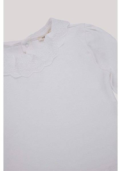 Bg Store Kız Bebek Ekru T-Shirt modelleri