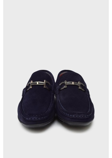 CB42722 Lacivert Süet Erkek Toka Detaylı Casual Ayakkabı indirimleri