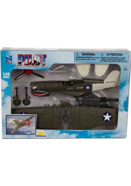 1:48 Spit  P-40 Savaş Uçağı Plastik Demonte Modeldir.