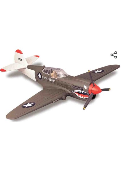 1:48 Spit  P-40 Savaş Uçağı Plastik Demonte Modeldir.