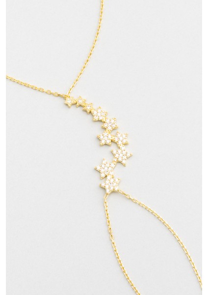 Yıldızlar Geçidi 18 Ayar Sarı Altın Kaplama 21 cm Gümüş Şahmeran fiyatları