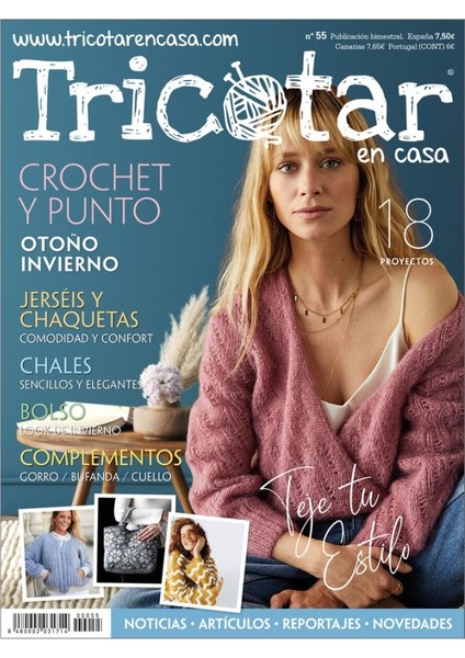 Tricotar En Casa Crochet Y Punto Nakış Elişi Hobi Dergisi No: 55