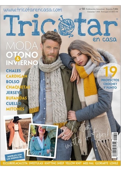 Revista Tricotar En Casa Moda Otoño Invierno Nakış Elişi Hobi Dergisi No 50