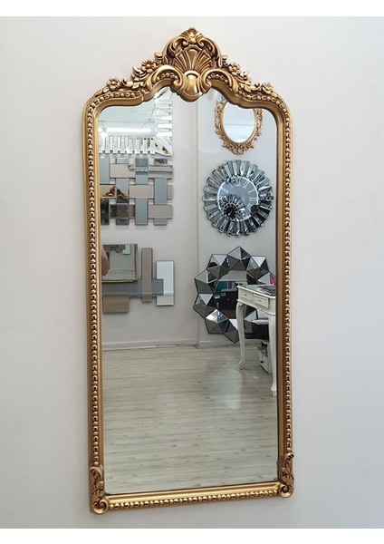 Princess Great Gold Model Altın Renk Dekoratif Boy Aynası