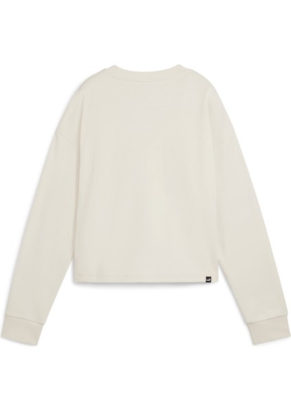 Class Act Crew Kadın Sweatshirt 68169387 M - Beyaz