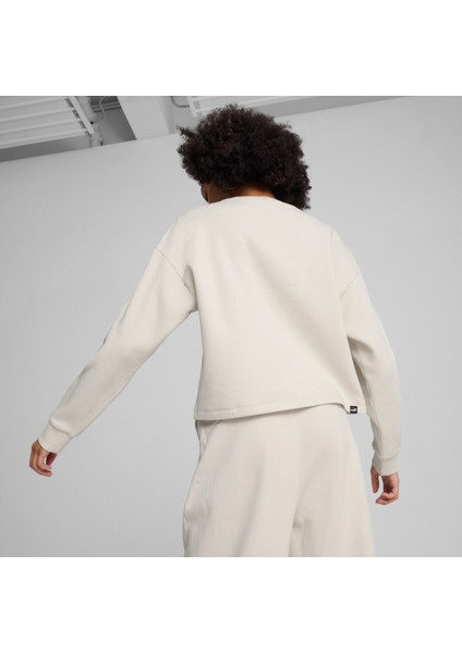 Class Act Crew Kadın Sweatshirt 68169387 M - Beyaz