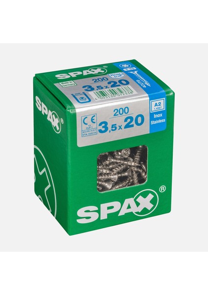 Havşa Vida A2 Paslanma 3.5 x 20