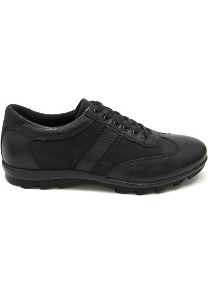 FSC-6505 Siyah Erkek Bağlı Casual Ayakkabı