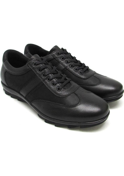 FSC-6505 Siyah Erkek Bağlı Casual Ayakkabı