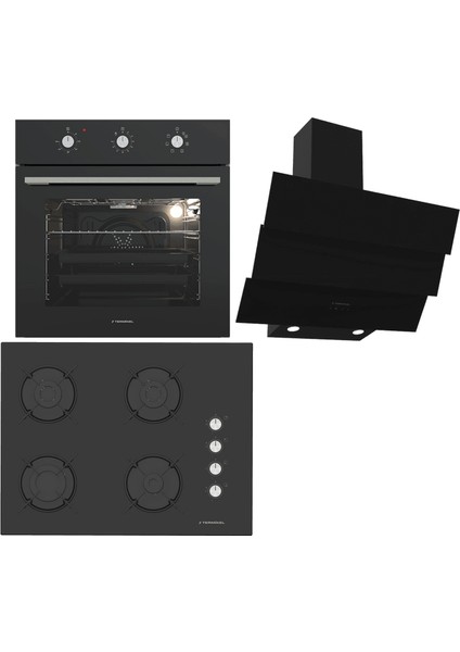 Ankastre Set (Bo O6435C B + Bh P7144C B + Ch S6532C Bb)