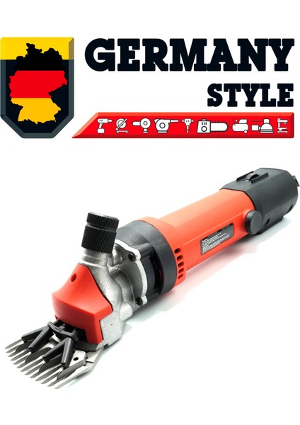 Alman 9000VFX Çift Kartlı Motor Korumalı Metal Şanzuman Koyun Keçi Kırkma Makinesi Devir Ayarlı fiyatları