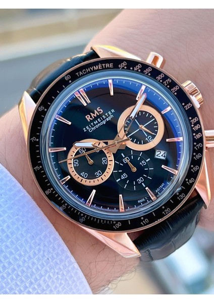 Romanson Deri Kordon Iç Fonksiyonları Aktif 5 Atm Suya Dayanıklı Erkek Kol Saati AG1540.08