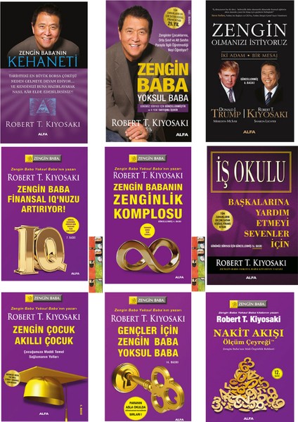 Robert T. Kiyosaki 9'lu Kitap Seti - Ayraç