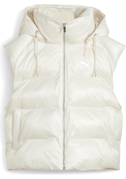 Shiny Puffer Vest Kadın Ceket
