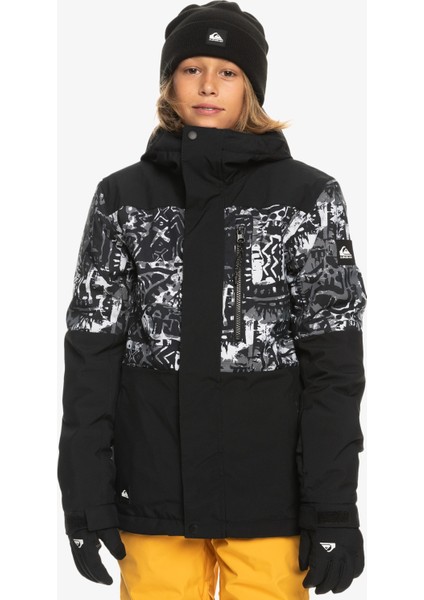 Mission Printed Block Çocuk Snowboard Kayak Montu EQBTJ03155-KVJ1