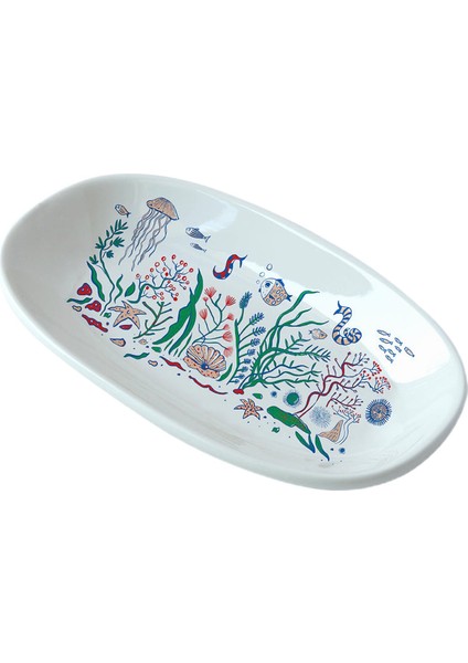 Anason İşleri Balık Gözü, Oval Meze Tabağı 19 cm