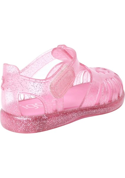 S10308 Tobby Gloss Glitter Pembe Çocuk Sandalet