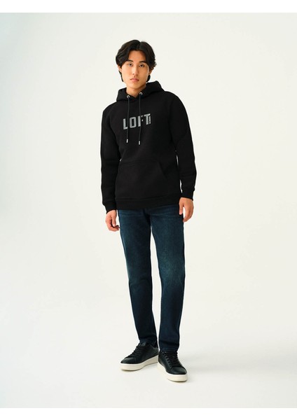 Erkek Sweatshirt Siyah LF2038146