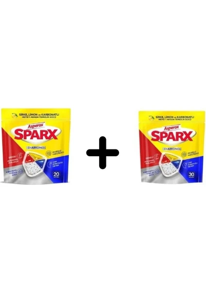 Sparx Bulaşık Kapsülü 20X30 50LI Paket