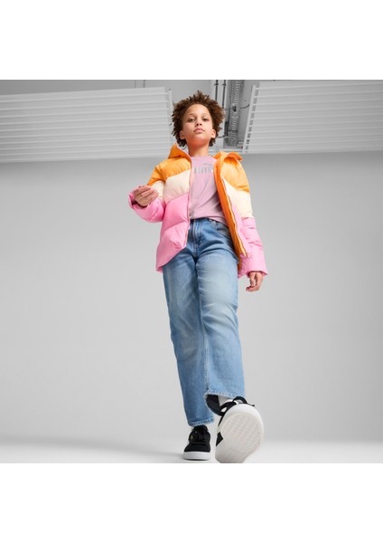Poly Hooded Puffer Jacket Genç Ceket