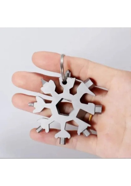 Çok Amaçlı Çelik Taşınabilir Kar Tanesi Tornavida Seti Anahtarlık 18 In 1 Mini Açacak 1 Adet fiyatları