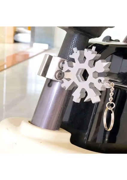 Çok Amaçlı Çelik Taşınabilir Kar Tanesi Tornavida Seti Anahtarlık 18 In 1 Mini Açacak 2 Adet fırsatları