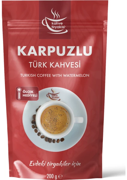 Kahve Tiryakisi Karpuzlu Türk Kahvesi 200 gr Paket