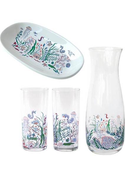 Balık Gözü Tam Sofra Takımı 4'lü Set