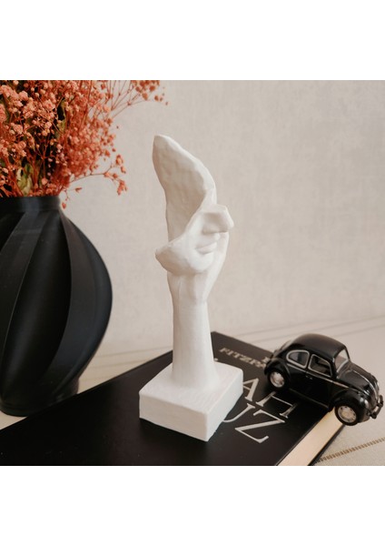Soyut Yüz Modeli Iskandinav Tarzı Biblo Heykel Figür Dekor Dekorasyon 3D 3 Boyutlu Altındal Home
