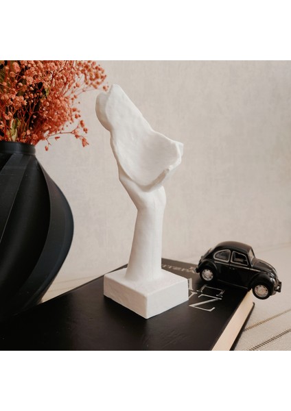 Soyut Yüz Modeli Iskandinav Tarzı Biblo Heykel Figür Dekor Dekorasyon 3D 3 Boyutlu Altındal Home