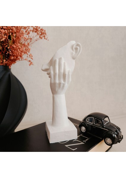 Soyut Yüz Modeli Iskandinav Tarzı Biblo Heykel Figür Dekor Dekorasyon 3D 3 Boyutlu Altındal Home