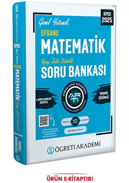 2025 Kpss Genel Kültür Efsane Matematik Tamamı Çözümlü E-Soru Bankası