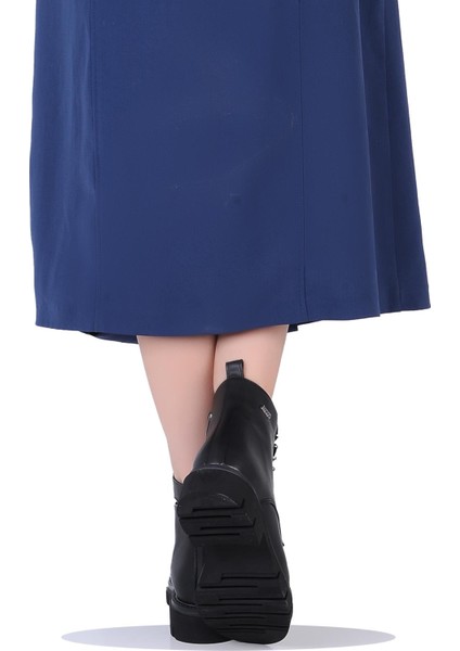 K452021 Termal Kürklü Kadın Düz Kışlık Bot modelleri