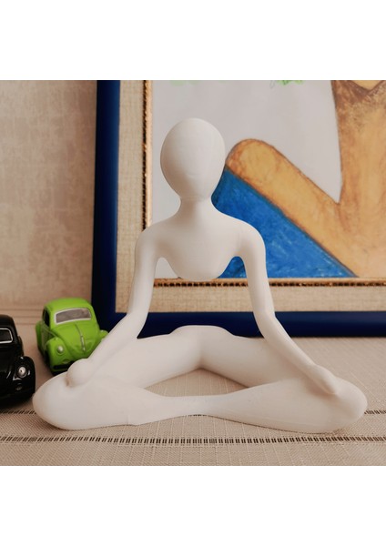 Modern Estetik Iskandinav Tarzı Biblo Heykel Figür Dekor Dekorasyon 3D 3 Boyutlu Altındal Home