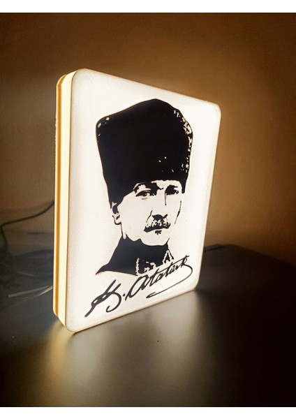 LED Işıklı Atatürk