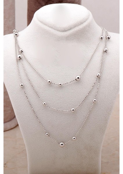 Dorica Gümüş Tasarım Kolye 6860