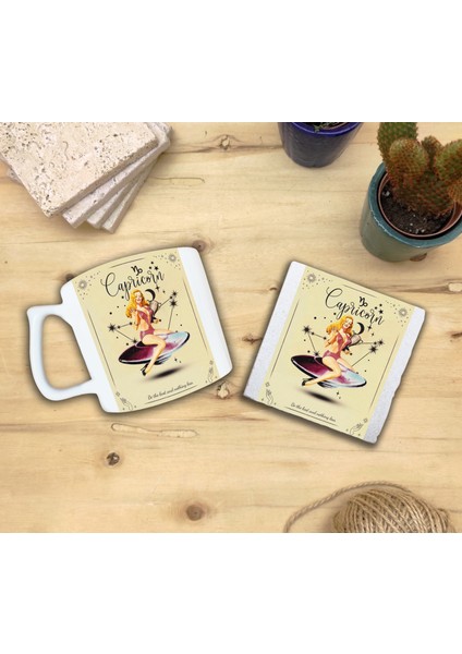 Burçlar/oğlak Burcu Set 10 - Yelken Fincan Kupa-Taş Bardak Altlığı 1 fiyatları