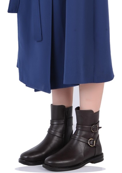 K151204 Termal Kürklü Kadın Klasik Düz Kışlık Bot fiyatları